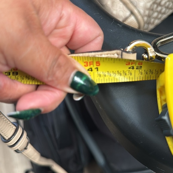 Coach Cream Satchel with Monogram Design - Picture 10 of 10